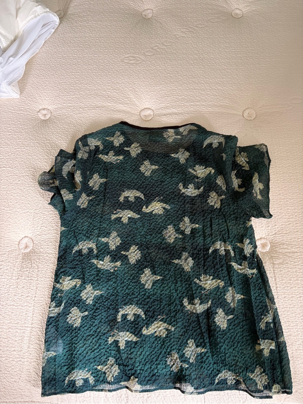 Cotelac Textured Bird Blouse - Picture 3 of 4